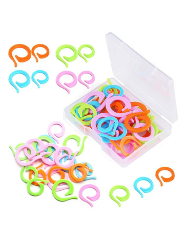 Marcadores de Puntos para Tejer LOKUNN 40 PCS Multicolor