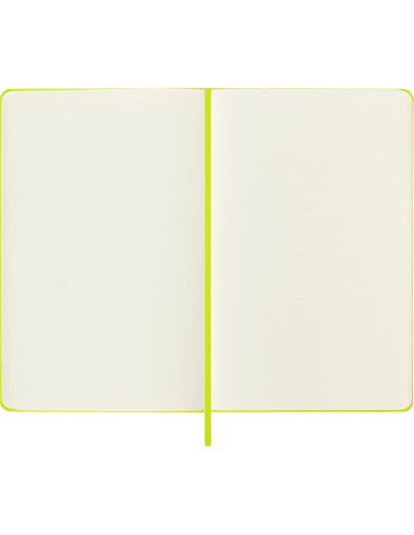 Cuaderno Moleskine Clásico Tapa Dura Verde Limón 240 Páginas