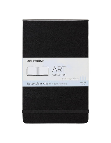 Álbum de Acuarela Moleskine Art Grande Negro 72 Páginas