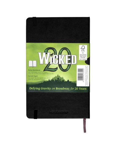 Cuaderno Moleskine Wicked Edición Limitada Grande Rayado