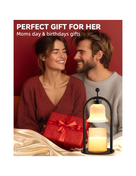 Lámpara Calentadora de Velas WENHHUUA con Temporizador 50W Lámpara Calentadora de Velas WENHHUUA con Temporizador 50W