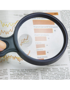 Lupa de Mano Carson MagniView 2.5X y Lente Spot 5X 2