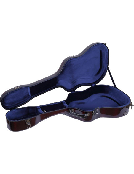 Estuche para guitarra Dreadnought Crossrock CRF6030DRD - Fibra de carbono, Rojo Estuche para guitarra Dreadnought Crossrock CRF6030DRD - Fibra de carbono, Rojo