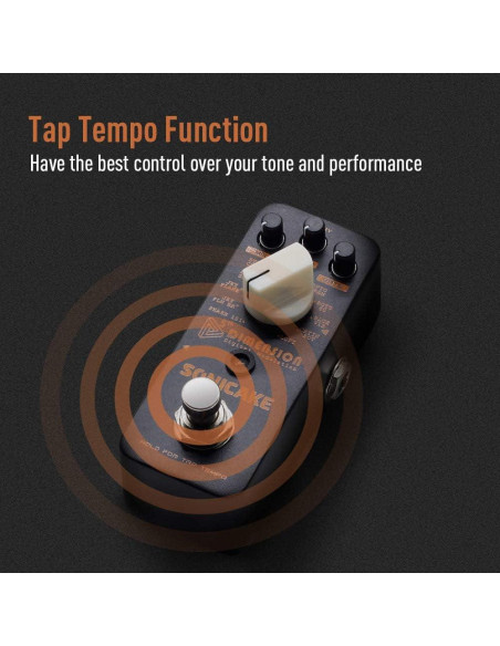 Pedal de Efectos de Guitarra Sonicake QSS2-10 11 Modos Digital Pedal de Efectos de Guitarra Sonicake QSS2-10 11 Modos Digital