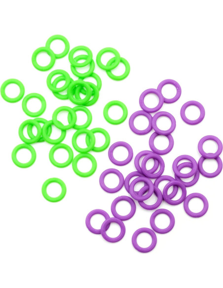 Marcadores de Anillo Suave Clover Multicolor 10 Pequeños 20 Grandes Marcadores de Anillo Suave Clover Multicolor 10 Pequeños 20 Grandes