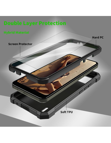 Funda Protectora para Nokia C210 2023 con Protector de Pantalla
