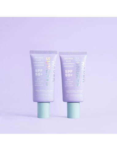 Protector Solar Facial Mineral Naked Sundays SPF 50 - 2 Unidades