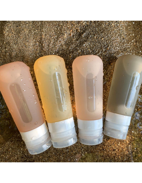 Botellas de Viaje CAMPWOLF 3oz Silicona A Prueba de Fugas Botellas de Viaje CAMPWOLF 3oz Silicona A Prueba de Fugas