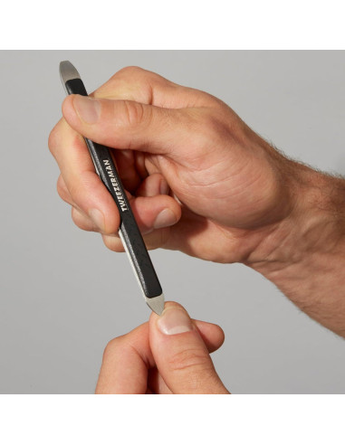 Kit de Aseo Esencial Tweezerman - 4 Piezas, Acero Inoxidable