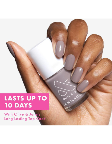 Esmalte de Uñas Olive & June AW Gris Cálido 15-Free 10 Días Esmalte de Uñas Olive & June AW Gris Cálido 15-Free 10 Días