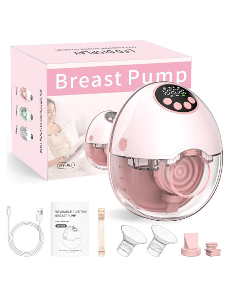 Extractor de Leche Manual ARICHOMY Rosa 4 Modos 12 Niveles Extractor de Leche Manual ARICHOMY Rosa 4 Modos 12 Niveles