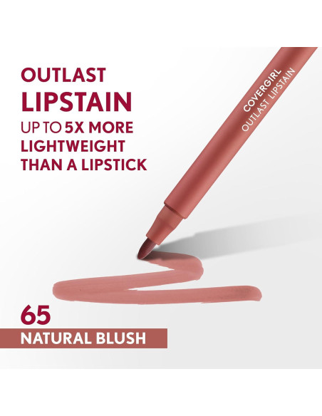 Lipstain Outlast Covergirl 15 Épico y 65 Natural Vegano Lipstain Outlast Covergirl 15 Épico y 65 Natural Vegano