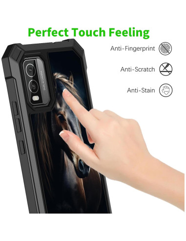 Funda Protectora para Nokia C210 2023 con Protector de Pantalla