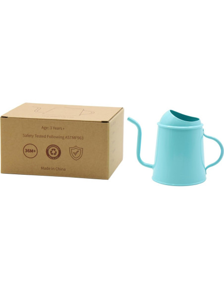 Regadera Montessori M.Vita 290ml Metal Azul para Niños Regadera Montessori M.Vita 290ml Metal Azul para Niños
