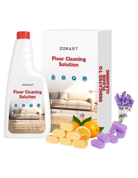 Tabletas de Limpieza de Pisos ZORAST 12 PCS Aroma Lavanda Naranja Tabletas de Limpieza de Pisos ZORAST 12 PCS Aroma Lavanda Naranja