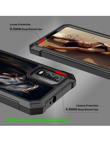 Funda Protectora para Nokia C210 2023 con Protector de Pantalla