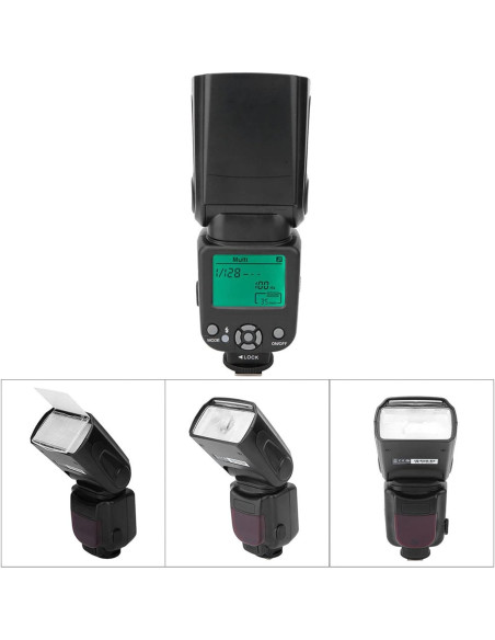 Flash de Cámara TR-950 Pomya Inalámbrico 2.4GHz 493g Flash de Cámara TR-950 Pomya Inalámbrico 2.4GHz 493g