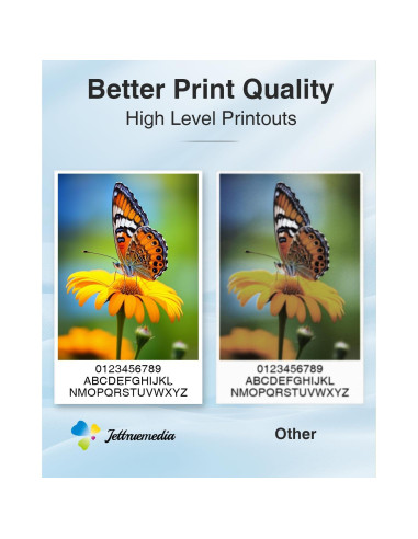 Cartuchos de tinta LC406 Jettruemedia 4 Paquete Compatible