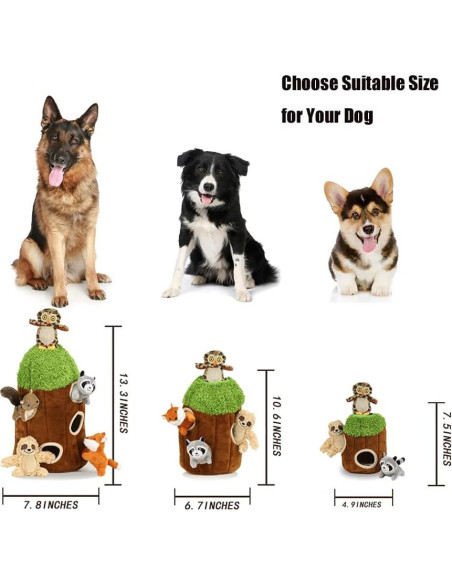 Juguete Interactivo para Perros Okegztoa - Escondite y Búsqueda Juguete Interactivo para Perros Okegztoa - Escondite y Búsqueda