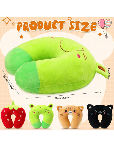 Almohadas de Viaje para Niños Maitys - 4 Piezas Animal U Almohadas de Viaje para Niños Maitys - 4 Piezas Animal U