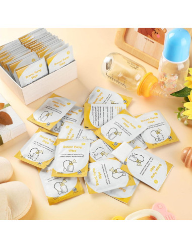 Toallitas para Extractores de Leche Demissle 100 Pcs Higiénicas