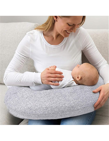 Funda de Almohada de Lactancia Pro Goleem 100% Algodón Jersey 2 Unidades