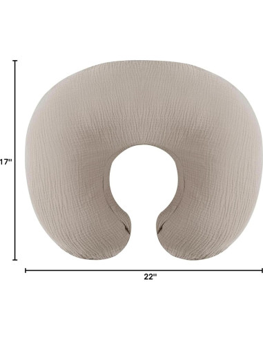 Funda de Almohada de Lactancia Onacosht 100% Algodón Estándar Niebla