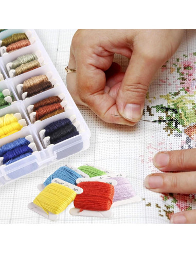 Kit de Bordado XMZCOLA para Principiantes - 1200 Piezas