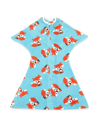 SleepingBaby Zipadee-Zip Manta de Swaddle Zorro Amigable Mediano