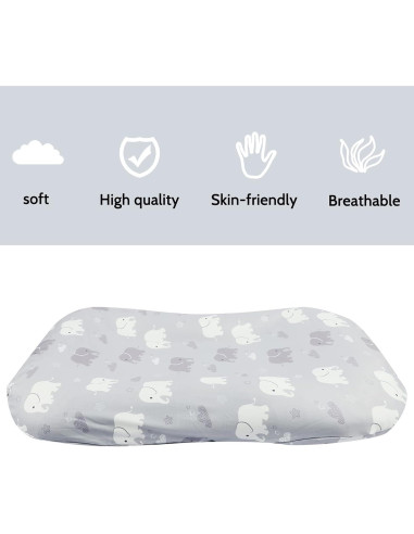 Funda para Lounger de Bebé TANOFAR Elefante Microfibra 80x54cm