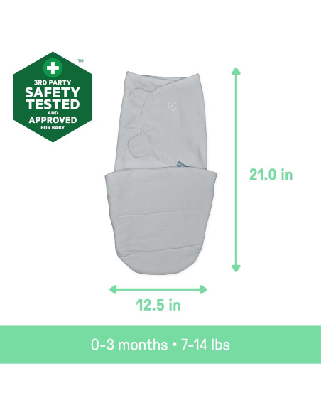 SwaddleMe Ingenuidad Swaddle 100% Algodón 0-3 Meses Polvo de Estrellas SwaddleMe Ingenuidad Swaddle 100% Algodón 0-3 Meses Polvo de Estrellas
