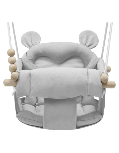 Columpio para Bebés OTONIPU Madera Ajustable 30-46cm Gris