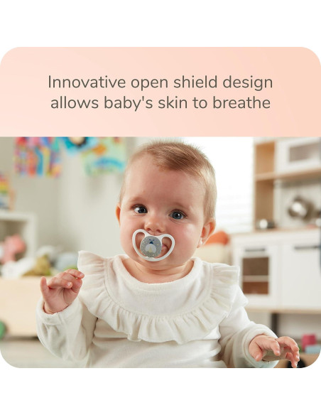 Chupete ortodóntico NUK Space 0-6 meses brilla en la oscuridad Chupete ortodóntico NUK Space 0-6 meses brilla en la oscuridad