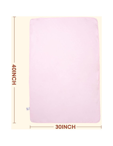 Manta para bebé Littogoose Avena 76x102 cm Suave y Lavable