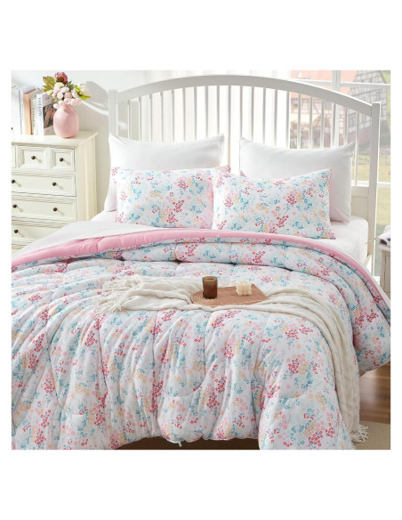 Conjunto de Edredón Reina SLEEP ZONE Microfibra Floral Conjunto de Edredón Reina SLEEP ZONE Microfibra Floral