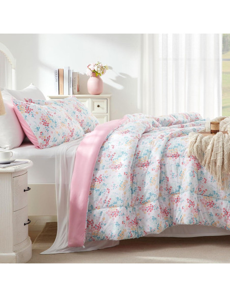 Conjunto de Edredón Reina SLEEP ZONE Microfibra Floral Conjunto de Edredón Reina SLEEP ZONE Microfibra Floral
