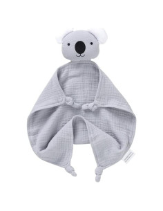 Manta de Seguridad para Bebés LAWKUL Koala Gris 40x40 cm