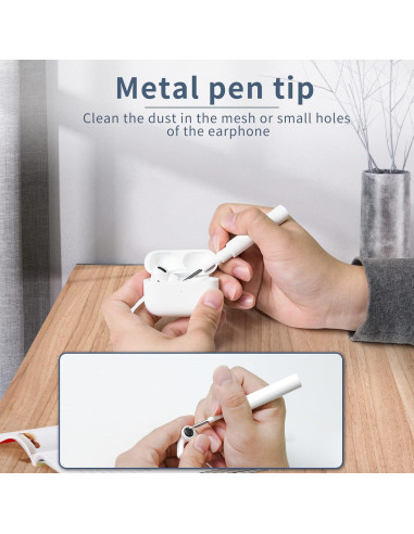 Kit de limpieza para AirPods Pro AK Store - Cepillo y bolígrafo