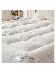 Cubrecolchón King BEDLORE Viscosa de Bambú 203x198 cm