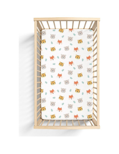 Sábana y Protector de Colchón WovenX para Cuna 132x71cm