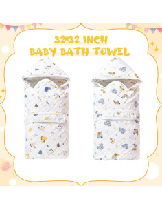 Paquete de 2 Toallas de Baño para Bebés Catteyonce 81 cm 2