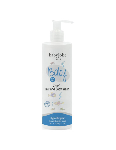 Gel de Baño 2-en-1 Baby Jolie para Bebés 221ml Sin Lagrimas Gel de Baño 2-en-1 Baby Jolie para Bebés 221ml Sin Lagrimas