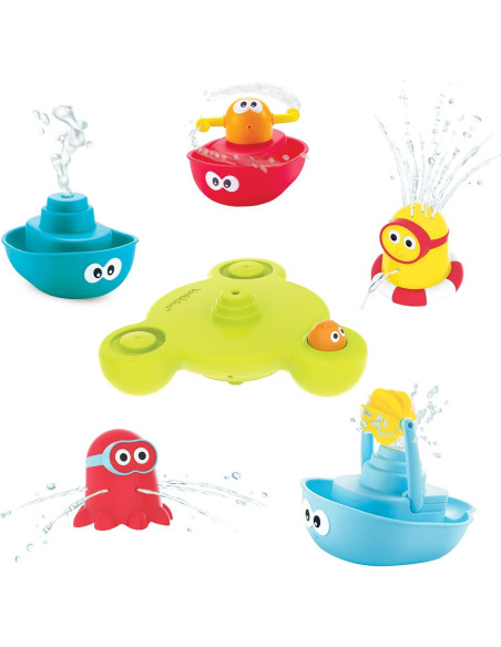 Yookidoo Juguete de Baño Apilable 7 Piezas para Bebés Yookidoo Juguete de Baño Apilable 7 Piezas para Bebés