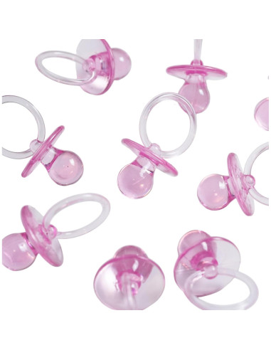 Chupete para bebé Rosa 36 unidades Decoración Baby Shower