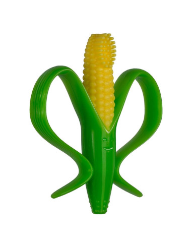 Cepillo de Dientes de Mazorca Baby Banana Verde y Amarillo