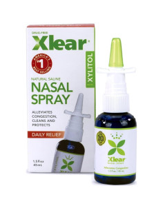 Spray Nasal Salino Natural Xlear con Xilitol - 2 Piezas 2