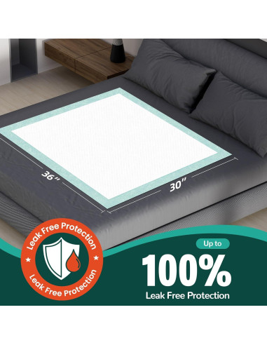 Almohadillas desechables MILDPLUS 76x91cm con adhesivo - 30 unidades