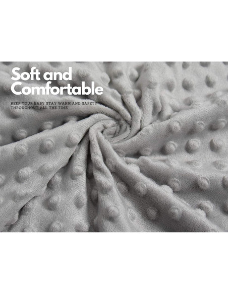 Manta de Minky Giggle Angel 76x102cm Dinosaurio Gris Manta de Minky Giggle Angel 76x102cm Dinosaurio Gris