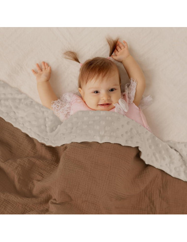 Mantas GLLQUEN BABY 2-Pack Algodón Estrellado 76x102 cm