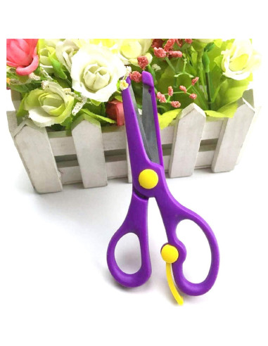 Tijeras de Seguridad para Niños FASALX - 6 Piezas Colores Variados